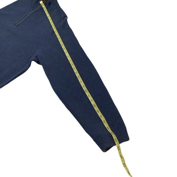 Tommy Bahama 1/4 Zip Blue Brown Reversible Sweater Adult Size XL Mock Neck - Picture 7 of 8